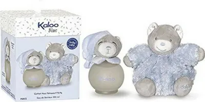 Productafbeelding van Kaloo Blue Spray bodylotion, 95 ml + knuffel
