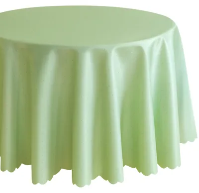 Produktbild von Tischdecke 160 x 220 cm oval in Hellgrün für Esstisch & Küche