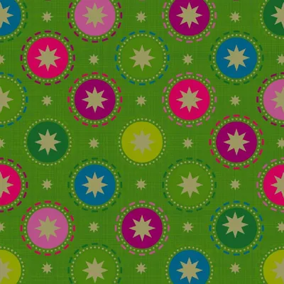 Produktbild von Artebene Papier-Servietten Dots-Sterne-grün 33x33 cm 20 Stück