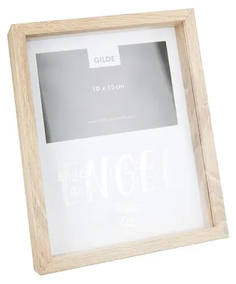 Produktbild von Gilde Fotorahmen, rechteckig, "himmlische Begleiter", Spruch, MDF, naturfarben, VE 3, L. 3.5 cm, B. 24.5 cm, H. 19.5 cm 51411 4063387514115