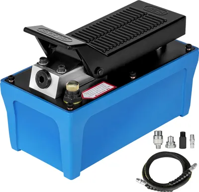 Zdjęcie produktu dla Pneumatyczna pompa hydrauliczna SucceBuy, 10 000 PSI, wydajność 103 In³, solidna, całkowicie metalowa konstrukcja, pneumatyczna pompa hydrauliczna do zastosowań przemysłowych
