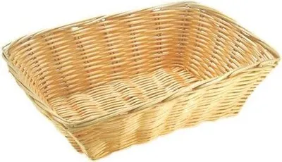 Produktbild von Brotkorb Buffetkorb Hellbeige leichte Ausführung BxTxH: 30 x 22 x 7 cm