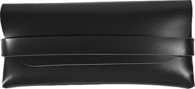 Produktbild von Brillenetui aus Leder, Brillenetui aus Leder – Lesebrillenetui – Brillenetui für Damen und Herren,black