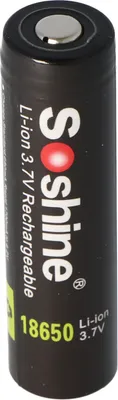 Produktbild von Soshine 18650 3400mAh 3,6V, 3,7V Li-Ion-Akku 68,2x18,45mm PCB geschützt Panasonic Zelle