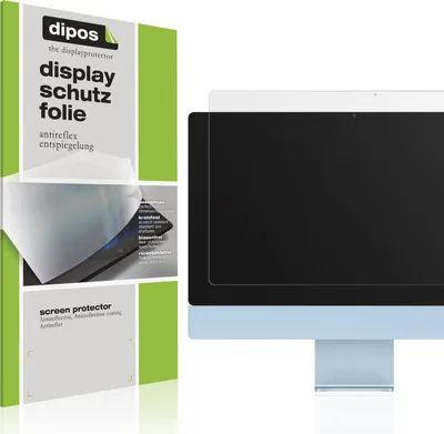 Produktbild von 2x Schutzfolie für Apple iMac M3 24 Zoll 2024 matt Displayschutzfolie Folie Display Schutz dipos