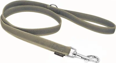 Produktbild von Mystique® Gummierte Leine 20mm mit Handschlaufe Standard Karabiner beige 1,2m