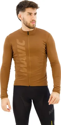 Obrázek produktu pro Mavic Aksium Thermo dres s dlouhým rukávem hnědý S pánský hnědý S