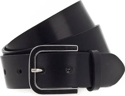 Produktbild von Vanzetti Leder Gürtel 35mm Leather Belt W70 Black schwarz