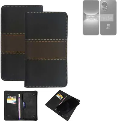 Produktbild von K-S-Trade Hülle Handyhülle kompatibel mit Huawei nova 12 Pro Schutzhülle Walletcase Bookstyle Tasche Schutz Case Handytasche Wallet Cover
