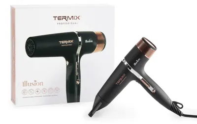 Obrázok produktu pre Profesionálny fén Illusion: Vysoký výkon, ľahká konštrukcia a ionizácia pre rýchle a presné sušenie