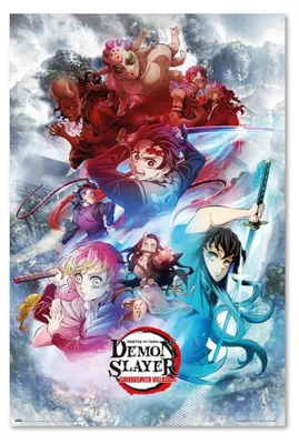 Productafbeelding van Demon Slayer Poster, Zwaardensmid-dorp I, 61 x 91,5 cm