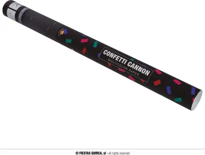 Produktbild von Geburtstagsfeier Silvester Konfetti Kanone Party Dekoration Mehrfarbig 60cm Karneval Event Feierlich, Farbe: Mehrfarbig