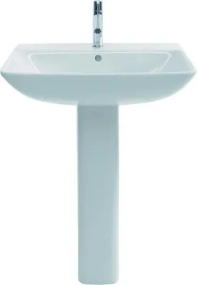 Zdjęcie produktu dla Duravit ME by Starck umywalka z przelewem, z otworem na baterię, 650 x 490 mm, 1 otwór na baterię, biała