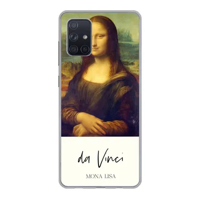 Produktbild von MuchoWow® Handyhülle Schutzhülle Hülle für Samsung Galaxy A51 Mona Lisa - Leonardo da Vinci - Alte Meister Silikon Softcase Handy Hülle - Schutzabdeckung