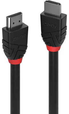 Image de Lindy 36771 LINDY Câble HDMI 8K60Hz, Black Line 1m