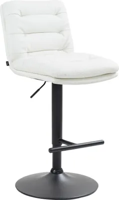 Produktbild von Barhocker Damar Kunstleder schwarz - creme