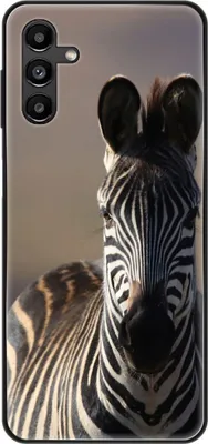 Produktbild von König Design Hülle kompatibel mit Samsung Galaxy A13 5G Kunststoff Soft Handyhülle - Handy Case Zebra