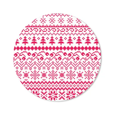 Produktbild von MuchoWow® Mauspad Mousepad Weihnachten - Muster - Baum 30x30 cm - Mousepads - Maus Mat - Pad - Mausunterlage - Tischunterlage - Schreibtischmatten
