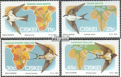Produktbild von Briefmarken Südafrika - Ciskei 1984 Mi 61-64 (kompl.Ausg.) FDC Zugvögel
