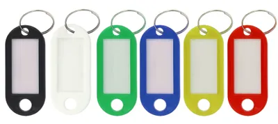 Image de Porte-clés WESTCOTT avec anneau assorti Paquet de 100
