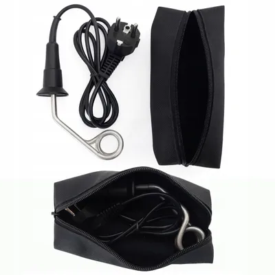 Produktbild von Tauchsieder 500 Watt 230V EDELSTAHL mit Tasche Wasserkocher Taucherhitzer