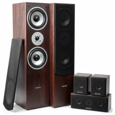 Productafbeelding van Speakerset - Home cinema set 5.0 - 1150 W - Walnoot