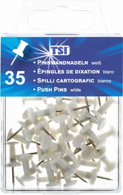 Produktbild von 35 Pinnwandnadeln / Farbe: weiß