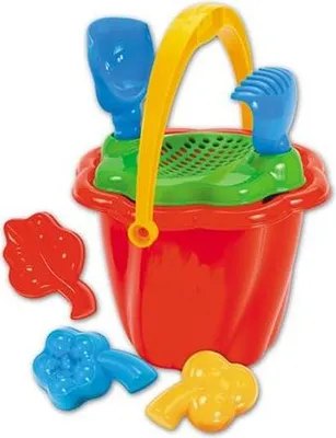 Produktbild von Sandkasten zum Zusammenbauen aus Kunststoff, 7-teilig, Serie M05, Modell 08461