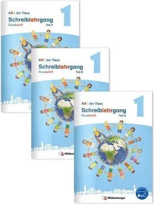 Produktbild von ABC der Tiere 1 Neubearbeitung - Schreiblehrgang Grundschrift, Teil A, B und C