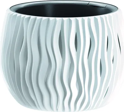 Obrázok produktu pre Doniczka okrągła Sandy Bowl 18 cm biała