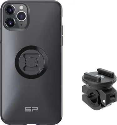 Produktbild von SP CONNECT Moto Bundle fixiert auf Mirror - iPhone 11 Pro Max