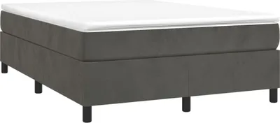 Produktbild von "Winterschlussverkauf "Boxspringbettgestell - CLORIS - Doppelbett - Robust und langlebig - Dunkelgrau 140x200 cm - Einfache Montage -  Samt - DEMöbel8863639