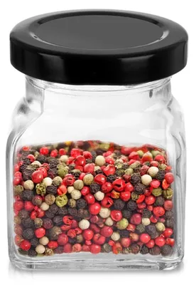 Obrázok produktu pre Sklenená nádoba na korenie – 120 ml – sklo