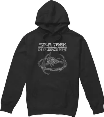 Obrázek produktu pro Star Trek - Pánská mikina s kapucí "Deep Space Nine Station" TV7475 (M) (Black)