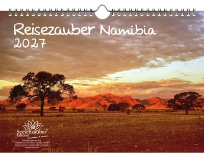 Produktbild von Reisezauber Namibia DIN A4 Kalender für 2027 Landschaft Reise Tiere Urlaub - Seelenzauber