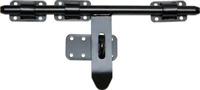 Produktbild von Türriegel Schloßriegel Torriegel Schubriegel Bolzenriegel 340 / 16 Schwarz