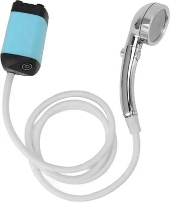 Produktbild von Tragbare Campingdusche mit 3 einstellbaren Modi, wiederaufladbare Duschpumpe mit 4800-mAh-Akku