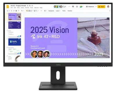Produktbild von Lenovo ThinkVision E27Q-40 Monitor, 68,6 cm (27"), 2560 x 1440 Pixel, Quad HD, LCD, 6 ms, Schwarz