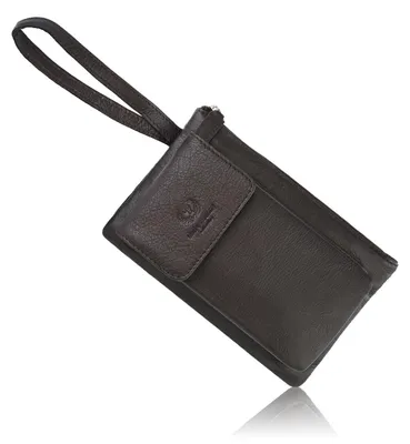 Produktbild von Herrenhandtasche aus braunem Leder Paolo Peruzzi T-90-BR