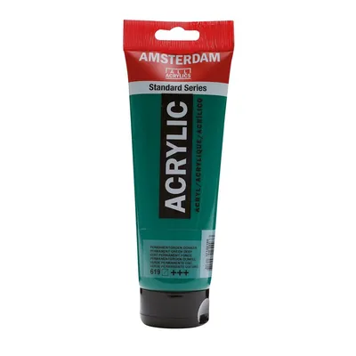 Obrázok produktu pre Amsterdam | Akrylová farba 250ml permanentná zelená tmavá