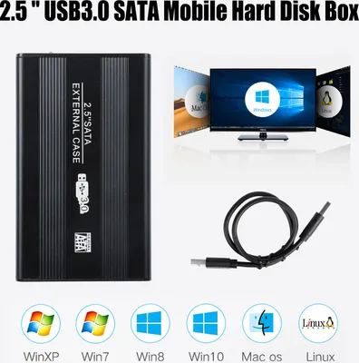 Produktbild von Hard Disk Drive HDD External Enclosure USB 3.0 SATA 2.5'' Portable PC