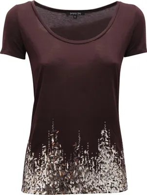 Image de N2342 Patrizia Pepe Woman Paillettes T-Shirt