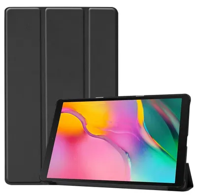 Produktbild von Samsung Galaxy Tab A 10.1 (2019) Hülle - Tri-Fold Ständer Klapphülle - Schwarz
