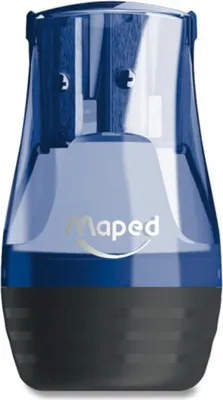 Image de Maped 68611 Maped double boîte à pointes TONIC Metal, bleu/noir, présentoir