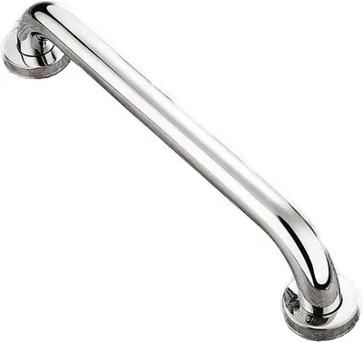 Produktbild von Duschgriff Sicherheitsgriff Badewannen- und Toilettenhalter - Antirutsch-Groeven - L-53,4 cm - Silber
