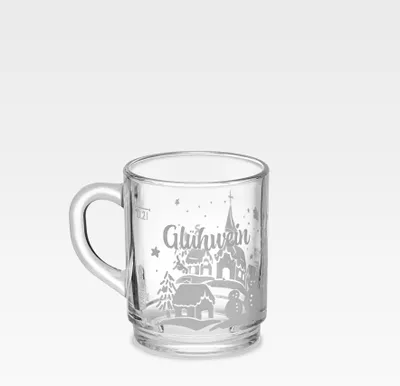 Productafbeelding van VAN WELL Glühweinbecher /-/ 200 ml transparent – 6er Vorteilset