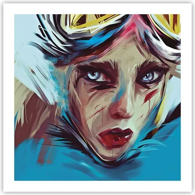 Produktbild von Poster - Poster ohne Rahmen - Stück Modern Frau - 60x60 cm - Wand Bild - Wanddeko - Wandbilder - Kunstposter - Wandposter - Bilder - Kunstdruck - Wanddekoration - Wandbild - P2XAC60x60-4650