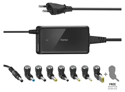 Produktbild von Hama Notebook-Netzteil Slim   Light, Universal, 19V/65W
