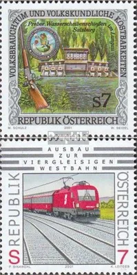 Produktbild von Briefmarken Österreich 2001 Mi 2351,2352 (kompl.Ausg.) gestempelt Volksbrauchtum