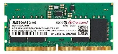 Zdjęcie produktu dla Transcend JetRam JM5600ASG-8G, 8 GB, 1 x 8 GB, DDR5, 262-pin SO-DIMM